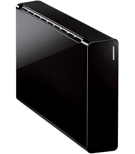 バッファロー外付けHDD 4TB みまもり合図 ブラック USB3.1